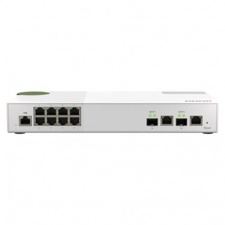 QNAP QSW-M2108-2C network switch Managed L2 2.5G Ethernet (100/1000/2500) Grey, White
