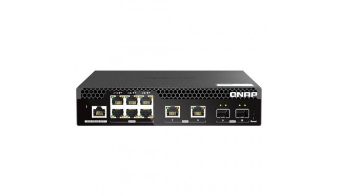 QNAP QSW-M2106R-2S2T network switch Managed L2 10G Ethernet (100/1000/10000) 1U Black