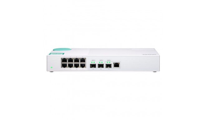 QNAP QSW-308-1C network switch Unmanaged Gigabit Ethernet (10/100/1000) White