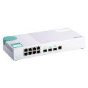 QNAP QSW-308-1C network switch Unmanaged Gigabit Ethernet (10/100/1000) White