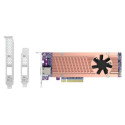 QNAP Card QM2 interface cards/adapter Internal PCIe, RJ-45