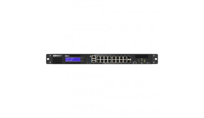 QNAP QGD-1600 Managed Gigabit Ethernet (10/100/1000) 1U Black, Grey