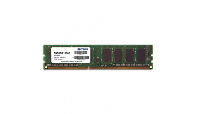Patriot Memory Signature Line PSD38G16002 memory module 8 GB 1 x 8 GB DDR3 1600 MHz
