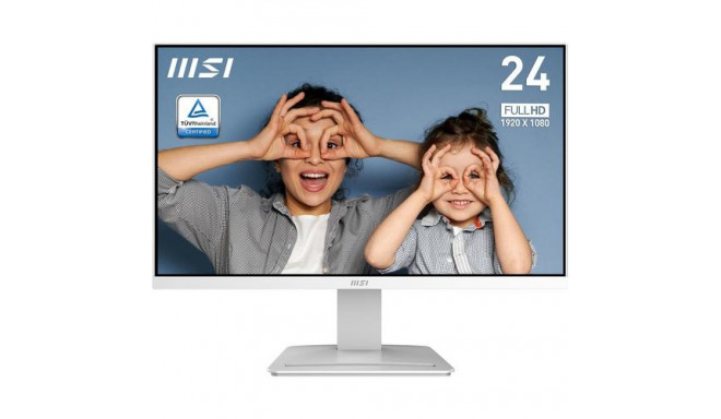 MSI Pro MP2412W computer monitor 60.5 cm (23.8&quot;) 1920 x 1080 pixels Full HD LCD White