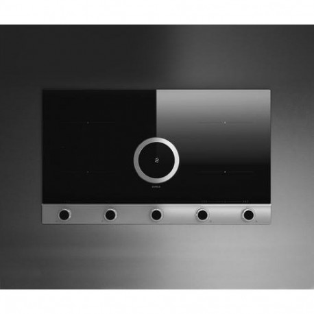 Elica NIKOLATESLA UNPLUGGED BLIX/F/90 Black, Stainless steel Built-in Zone induction hob 4 zone(s)