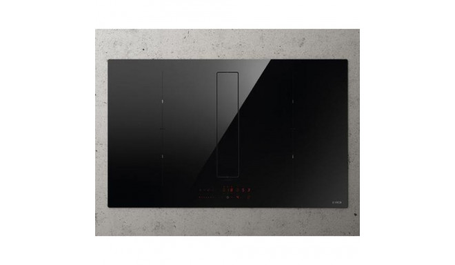 Elica NIKOLATESLA FIT XL BL/A/83 Black Built-in 83 cm Zone induction hob 4 zone(s) Built-in hood