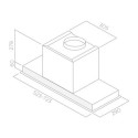 Elica Hidden IX/A/60 Built-in Stainless steel 475 m³/h