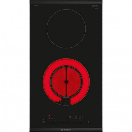 Bosch Serie 6 PKF375FP2E hob Black Built-in 30 cm Ceramic 2 zone(s)