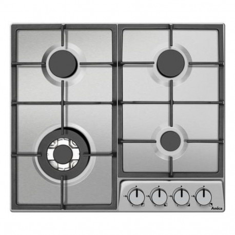 Amica PGD6101APR hob Stainless steel Built-in 59 cm Gas 4 zone(s)