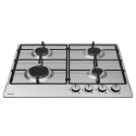 Amica PGA6100BPR hob Brushed steel Built-in 59 cm Gas 4 zone(s)