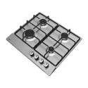 Amica PGA6100BPR hob Brushed steel Built-in 59 cm Gas 4 zone(s)