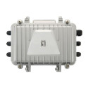 LevelOne PoE over Hybrid Cable Receiver, 4 PoE Outputs, Indoor/Outdoor