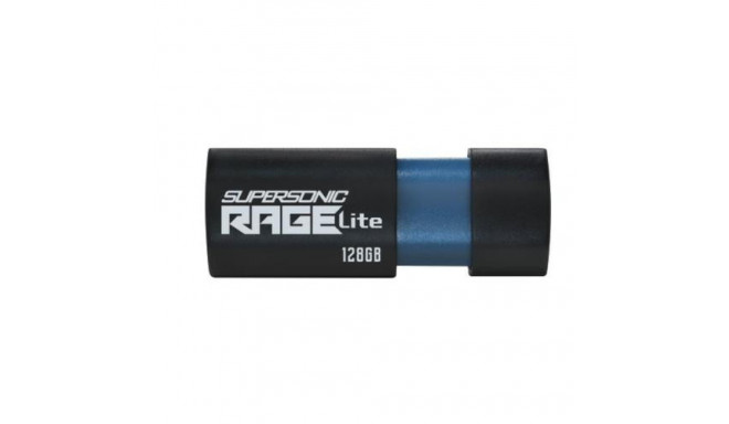Patriot Memory Supersonic Rage Lite USB flash drive 128 GB USB Type-A 3.2 Gen 1 (3.1 Gen 1) Black, B