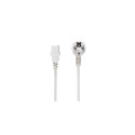Gembird PC-186W-VDE power cable White 1.8 m CEE7/4