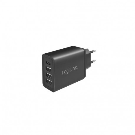 LogiLink PA0221 mobile device charger Universal Black AC Fast charging Indoor