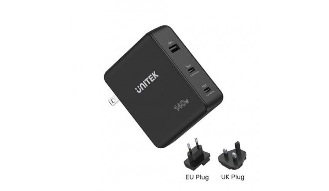 UNITEK P1115A mobile device charger Universal Black AC Fast charging Indoor