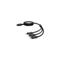 Baseus Free2Draw USB cable 1.1 m USB C USB C/Micro-USB B/Lightning Black