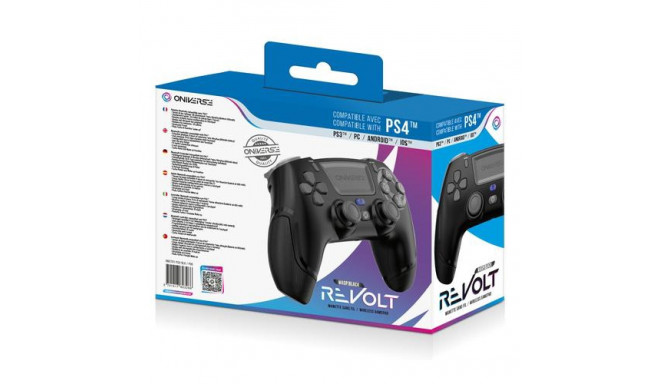 Oniverse Revolt Black Bluetooth Gamepad Analogue / Digital Android, PC, PlayStation 4, Playstation 3