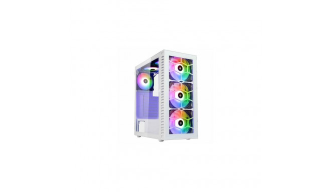 Kolink OBSERVATORY HF GLASS WHITE ARGB Midi Tower