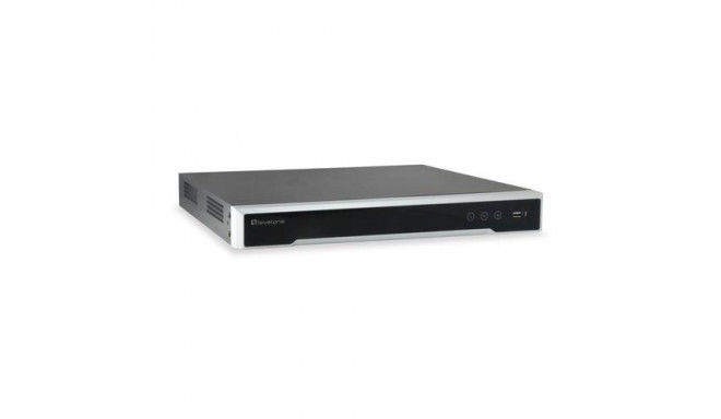 LevelOne GEMINI 8-Channel PoE Network Video Recorder, 8 PoE Outputs, H.265