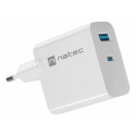 NATEC NUC-2142 mobile device charger Universal White AC Fast charging Indoor