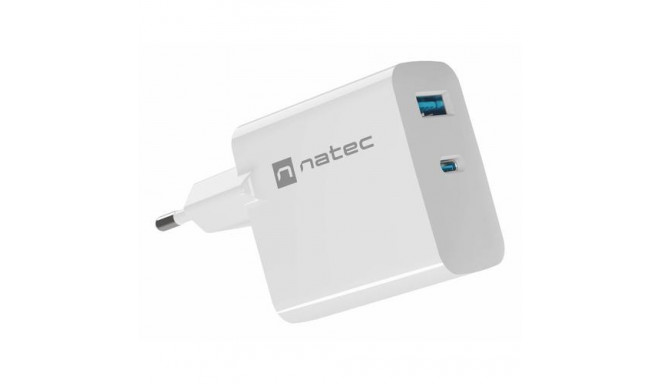 NATEC NUC-2142 mobile device charger Universal White AC Fast charging Indoor