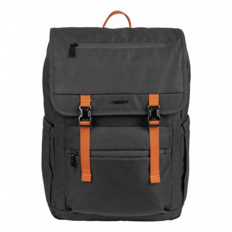 NATEC Niala Ginger Orange 39.6 cm (15.6") Backpack Black