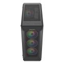 GENESIS Irid 505 ARGB Midi Tower Black, Transparent