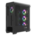 GENESIS Irid 505 ARGB Midi Tower Black, Transparent