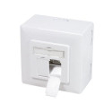 LogiLink NP0039A socket-outlet RJ-45 Metallic, White
