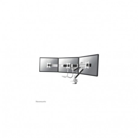 Neomounts NM-D775DX3WHITE Monitor arm 17-27" - gas spring - Topfix - 180°-stop
