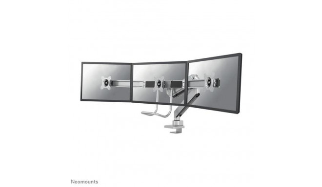Neomounts NM-D775DX3SILVER Monitor arm 17-27" - gas spring - Topfix - 180°-stop