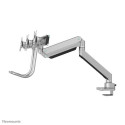 Neomounts NM-D775DX3SILVER Monitor arm 17-27" - gas spring - Topfix - 180°-stop Neomounts NM-D775DX3SILVER Monitor arm 17-27" - gas spring - Topfix - 180°-stop