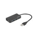 NATEC Moth USB 2.0 5000 Mbit/s Black