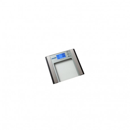 Mesko Home MS 8146 personal scale Square Silver, Transparent Electronic personal scale
