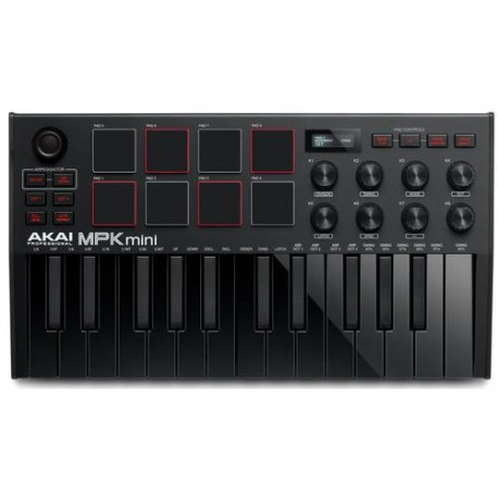 Akai MPK Mini MK3 MIDI keyboard 25 keys USB Black, Red