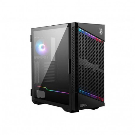 MSI MPG VELOX 100P AIRFLOW Mid Tower Gaming Computer Case 'Black, 3x 120mm Fan + 1x 120mm A