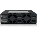 Icy Dock MB994SP-4S drive bay panel Black