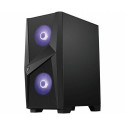 MSI MAG FORGE 100M Mid Tower Gaming Computer Case &#039;Black, 2x 120mm RGB PWM Fan, 1x 120mm Fa