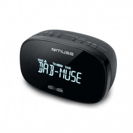 Muse M-150 CDB radio Clock Analog & digital Black