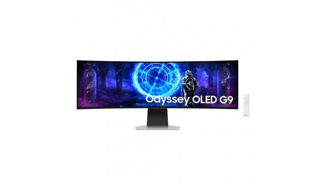 Samsung S49DG950SU computer monitor 124.5 cm (49&quot;) 5120 x 1440 pixels Dual QHD OLED Silver