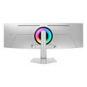 Samsung G93SD computer monitor 124.5 cm (49&quot;) 5120 x 1440 pixels Dual QHD OLED Silver