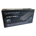LC-Power LC-M2-C-NVME-3 storage drive enclosure SSD enclosure Black M.2