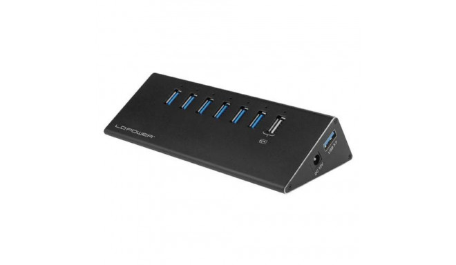 LC-Power USB Hub USB 3.2 Gen 1 (3.1 Gen 1) Type-A 5000 Mbit/s Black