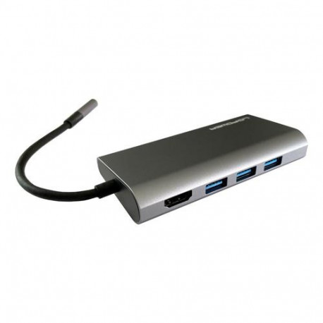 LC-Power LC-HUB-C-MULTI-5 laptop dock/port replicator Wired USB 3.2 Gen 1 (3.1 Gen 1) Type-C Anthrac