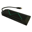 LC-Power LC-HUB-C-MULTI-6-RGB interface hub USB 3.2 Gen 2 (3.1 Gen 2) Type-C 5000 Mbit/s Black