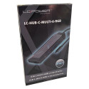 LC-Power LC-HUB-C-MULTI-6-RGB interface hub USB 3.2 Gen 2 (3.1 Gen 2) Type-C 5000 Mbit/s Black