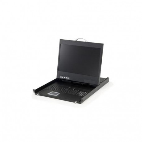 LevelOne 19" Widescreen LCD KVM Rack Console, FR Keyboard