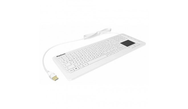 KeySonic KSK-6231INEL keyboard Universal USB QWERTZ German White