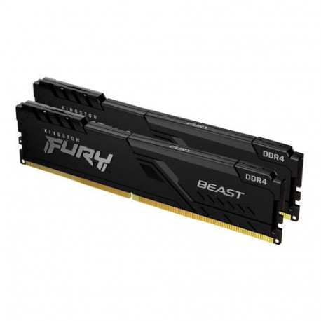 Kingston Technology FURY Beast 32GB 3600MT/s DDR4 CL18 DIMM (Kit of 2) Black